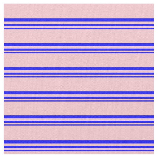 Blaues und rosafarbenes Muster Stoff (Nahaufnahme)