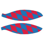 Blaues und rotes Bayernisches Muster für die Diama Basketball (Panele)