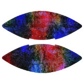 Blaues und rotes Material mit Ölfarbe Football (Paneele)