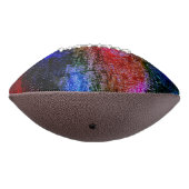 Blaues und rotes Material mit Ölfarbe Football (Gedreht 270)