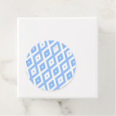 Blaues und weißes Diamantmuster Geschenkanhänger (Beispiel)