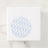 Blaues und weißes Diamantmuster Geschenkanhänger (Beispiel)