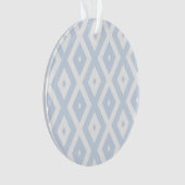 Blaues und weißes Diamantmuster Ornament (Vorderseite)