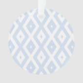 Blaues und weißes Diamantmuster Ornament (Vorderseite)