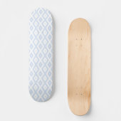 Blaues und weißes Diamantmuster Skateboard (Vorderseite)