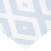 Blaues und weißes Diamantmuster Tischdecke (Schrägansicht)