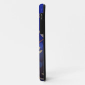 Blaues und weißes Drachenfliegermuster, Case-Mate iPhone Hülle (Hinten/Links)