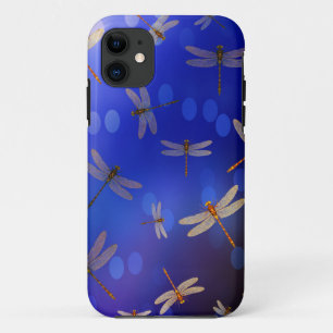 Blaues und weißes Drachenfliegermuster, Case-Mate iPhone Hülle