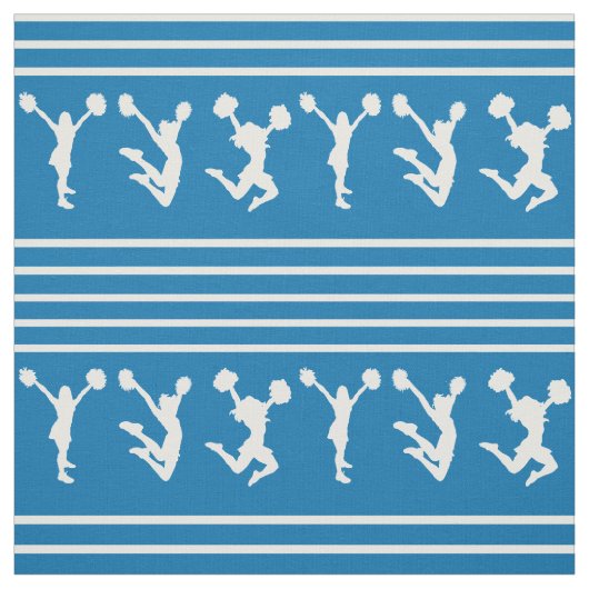 Blaues und weißes gestreiftes Cheerleading oder Stoff (Muster)