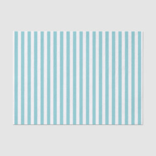 Blaues und weißes gestreiftes Gewebe Seidenpapier