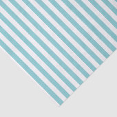 Blaues und weißes gestreiftes Gewebe Seidenpapier (Ausschnitt)