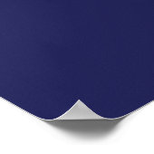 Blaues und weißes Segel Poster (Ecke)