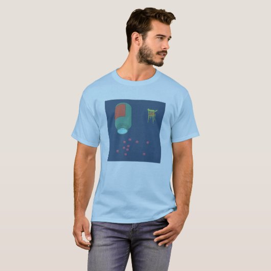 blaues Unterhemd chill pill (Vorne ganz)