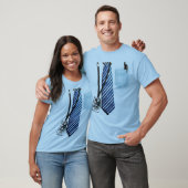 blaues UnternehmensShirt T-Shirt (Unisex)