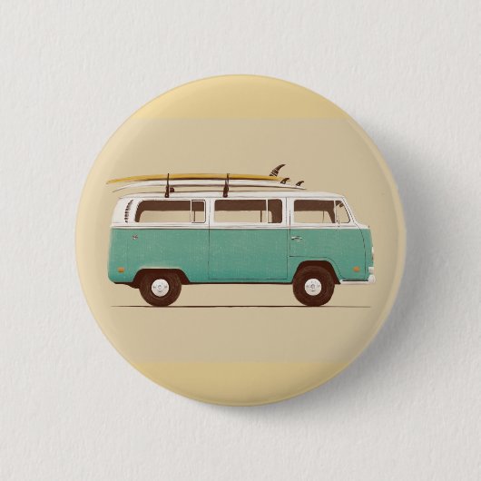 Blaues Van | Florent Bodart Button (Vorderseite)