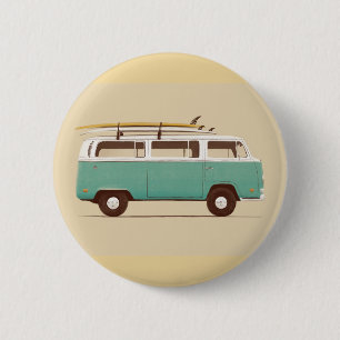 Blaues Van Florent Bodart Button