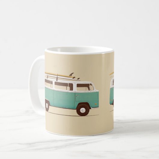 Blaues Van | Florent Bodart Kaffeetasse (Vorderseite Links)