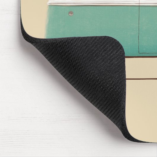 Blaues Van | Florent Bodart Mousepad (Ecke)