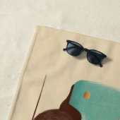 Blaues Van | Florent Bodart Strandtuch (Beispiel)