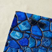 Blaues Venezianisches Glasmuster Strandtuch (Beispiel)