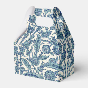 Blaues Verziertes florales arabisches Muster Geschenkschachtel