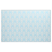 blaues viktorianisches Skulpturengewebe Stoff (Fat Quarter (45,7 x 55,9 cm))