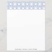 Blaues Vintages Leiterplattenmuster - Individualis (Vorderseite)