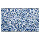 Blaues Vintages Paisley-Muster Stoff (Yard (91,4 cm))