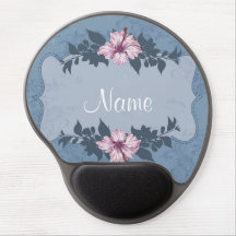 Blaues Vintages personalisiertes Mousepad