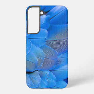 Blaues Vogelgefechtsmuster Samsung Galaxy Hülle