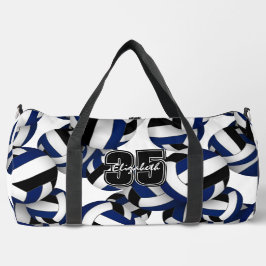 Blaues Volleyball-Team Duffle Bag