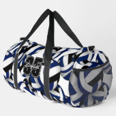 Blaues Volleyball-Team Duffle Bag (Rechte Ecke)
