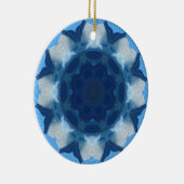 Blaues "Wal-Schwanz-" Muster! Keramikornament (Rechts)