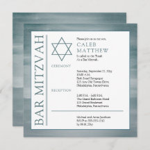 Blaues Waschwasser Bar Mitzvah