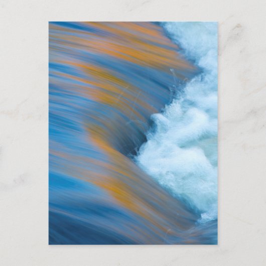 Blaues Wasser abstrakt, Kanada Postkarte (Vorderseite)