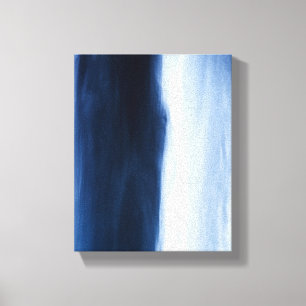 Blaues Wasser abstrakt Leinwanddruck