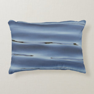Blaues Wasser Dekokissen