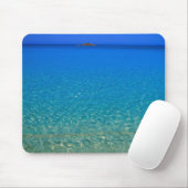 Blaues Wasser, Exuma Inseln, Bahamas. Mousepad (Mit Mouse)