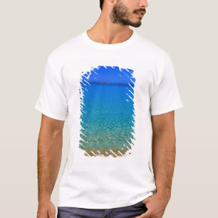 Blaues Wasser, Exuma Inseln, Bahamas. T-Shirt