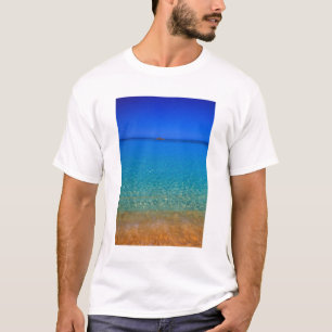 Blaues Wasser, Exuma Inseln, Bahamas. T-Shirt
