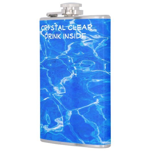 Blaues Wasser Flachmann (Links)