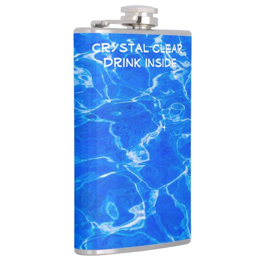 Blaues Wasser Flachmann (Rechts)