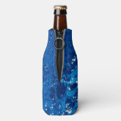 Blaues Wasser Flaschenkühler (Flasche Rückseite)