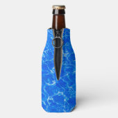 Blaues Wasser Flaschenkühler (Flasche Rückseite)