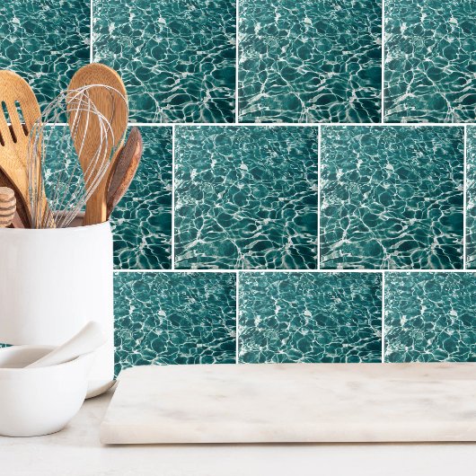 Blaues Wasser Fliese