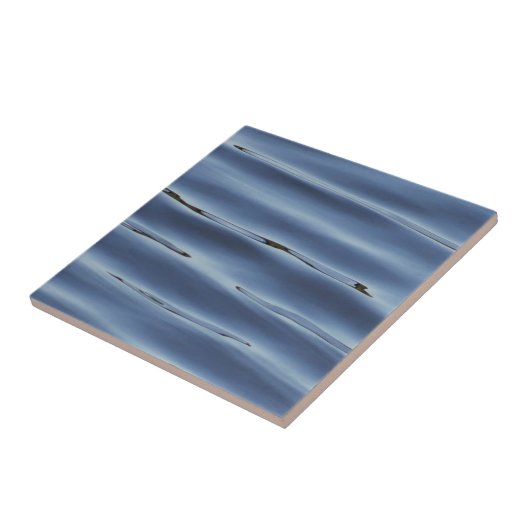 Blaues Wasser Fliese (Seite)