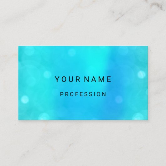 Blaues Wasser Früher Abstrakt Minimal Seide Abstra Visitenkarte (Vorderseite)