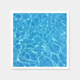 Blaues Wasser für Neapel Serviette