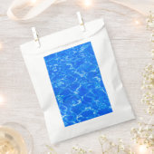 Blaues Wasser Geschenktütchen (Ausgeschnitten)