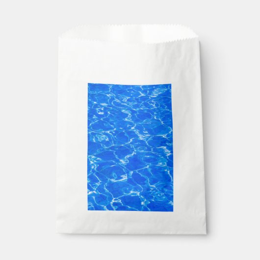 Blaues Wasser Geschenktütchen (Vorderseite)
